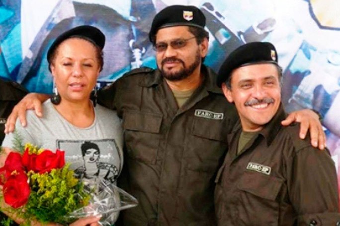 Cordoba with "Ivan Marquez" and "Jesus Santrich"