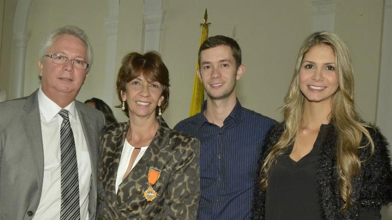 The Rojas family in happier days (Image credit: La Nacion)